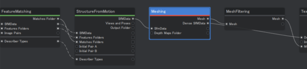 Meshroomのエラー