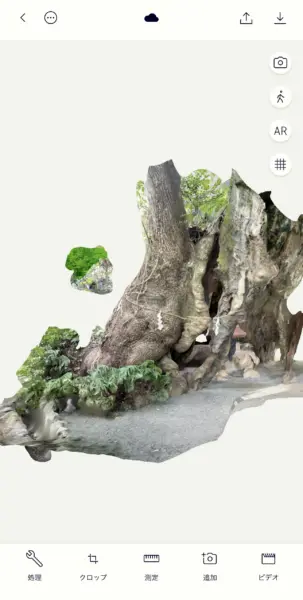 polycamの使い方　モデル生成画面