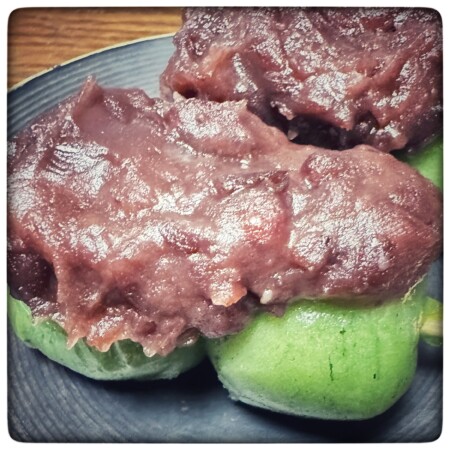 和菓子村上のよもぎ団子