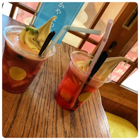 果物小町のクリームソーダ