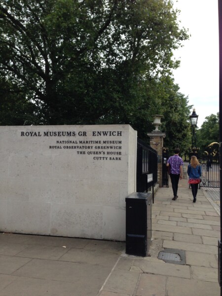 グリニッジ公園入り口