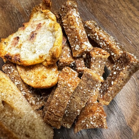 天然酵母失敗パンのラスク